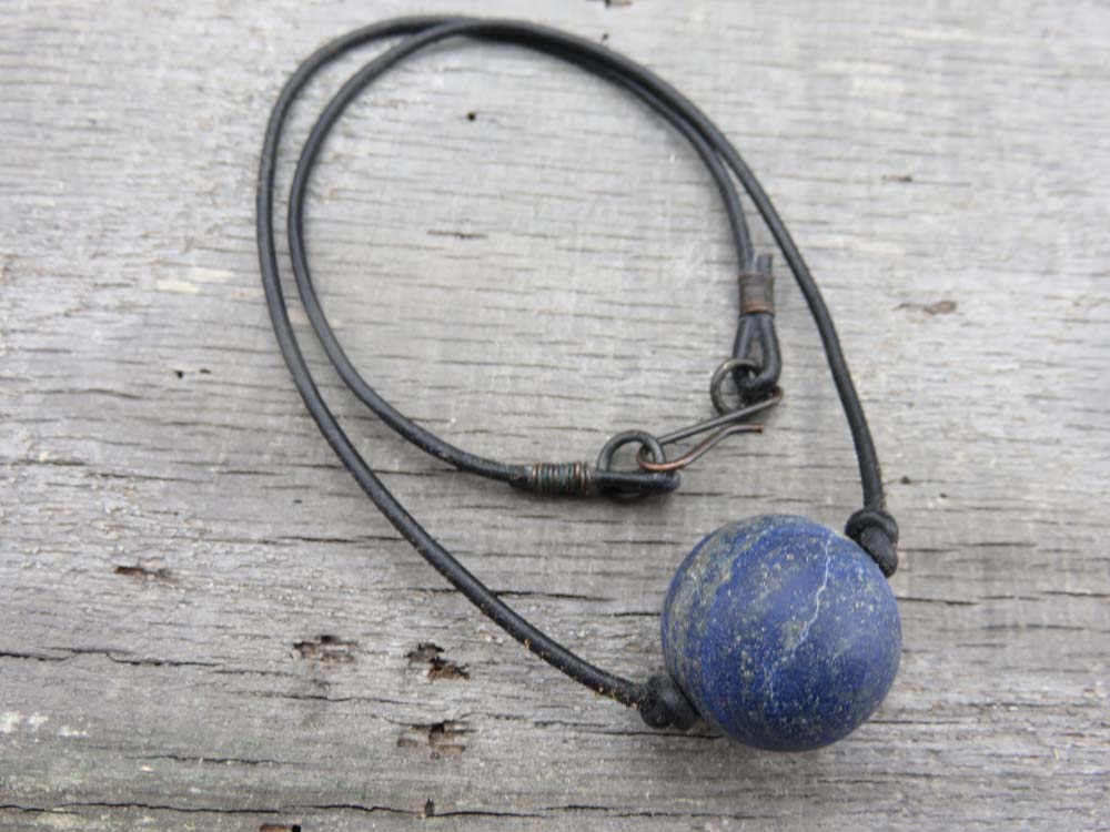 Pluto Sphere - The true blue Lapis necklace